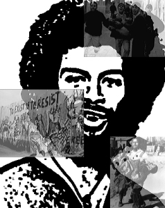 Composite of image of gsh with images of children in palestine and soweto, and the apartheid wall